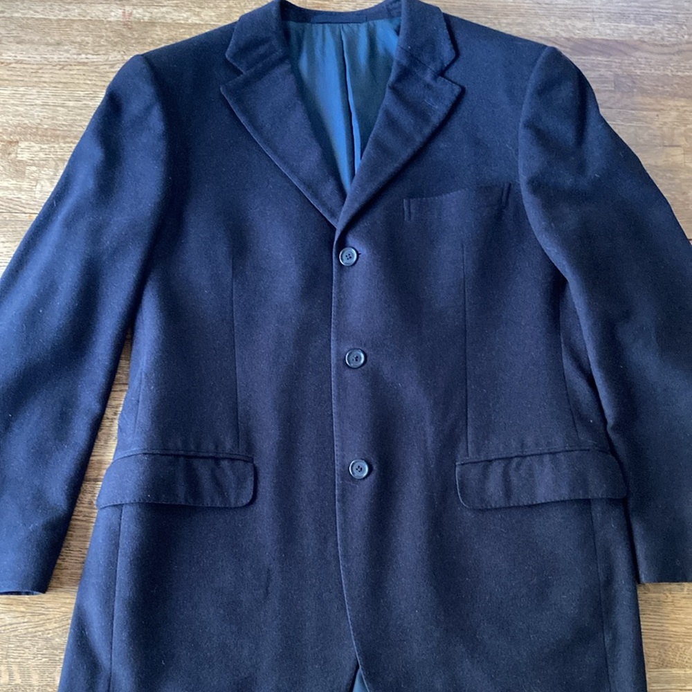 Ermenegildo Zegna Soft Navy Wool Blazer